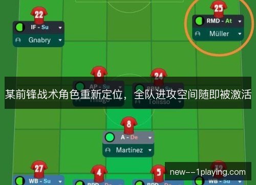 某前锋战术角色重新定位,全队进攻空间随即被激活 某前锋战术角色重新定位,全队进攻空间随即被激活